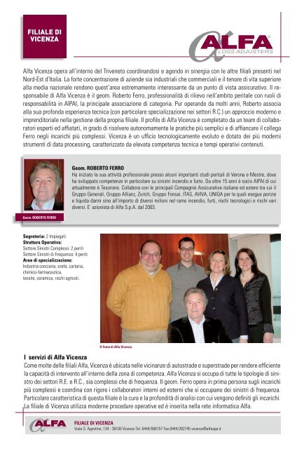 Brochure aziendale in PDF - Alfa