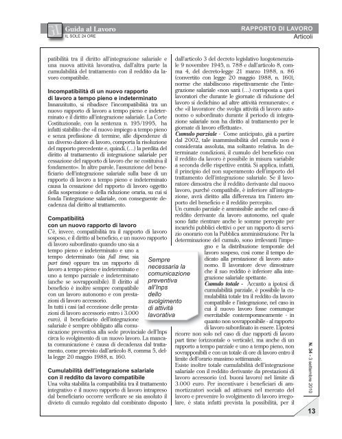 Contributi e Irpef Contratti collettivi Rapporto di Lavoro Contributi e ...