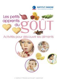 Petits Apprentis du gout - Institut Danone