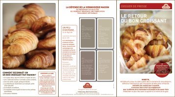 PDF"Le retour du bon croissant frais" - Banette
