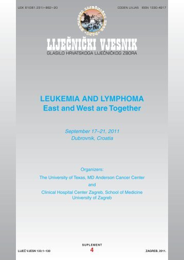 LEUKEMIA AND LYMPHOMA East and West are Together