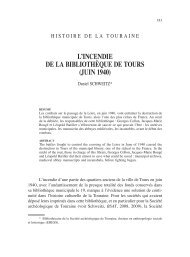 L'INCENDIE DE LA BIBLIOTHèQUE DE TOURS (JUIN 1940)