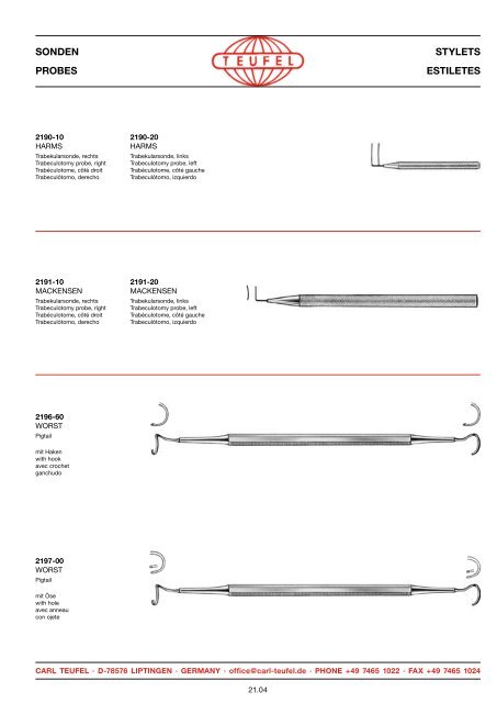 chirurgische instrumente surgical instruments instruments de ...