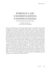 Foreign Law: Understanding Understanding - Pierre Legrand