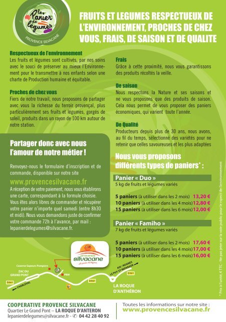 Flyer A5 Le panier.indd - le panier de légumes