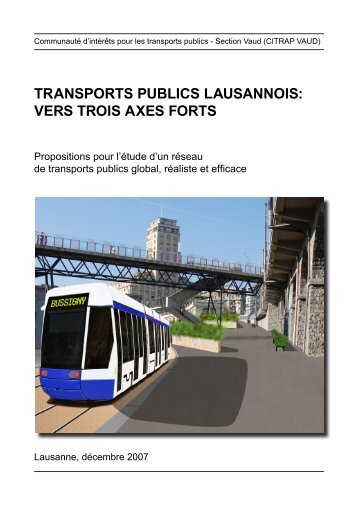 Transports publics lausannois: vers trois axes forts - Citrap