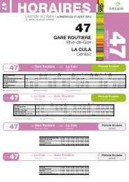 Fiche horaires ligne 47 - Stas