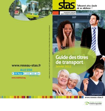 Guide des titres de transport - Stas