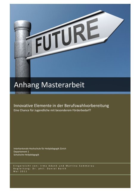 Anhang Masterarbeit - BSCW