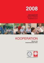 Jahresbericht 2008 als Download - Caritasverband Paderborn eV