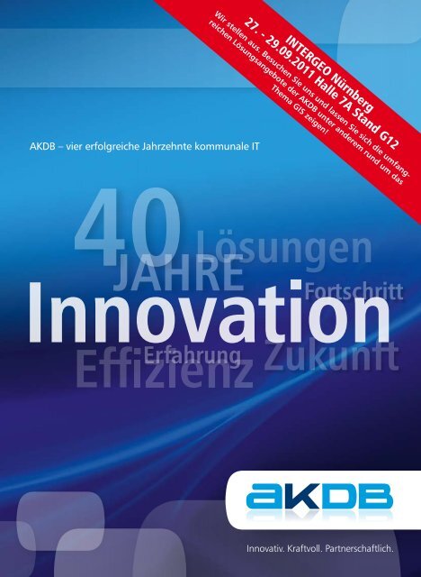 40 Jahre AKDB