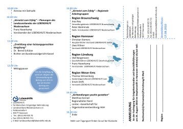 Programm des Fachtags zum Download - Lebenshilfe für Menschen ...