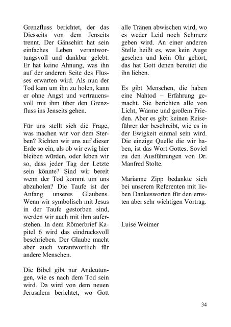 Gemeindebrief Oktober/November 2012 - Evangelische Kirche Asslar