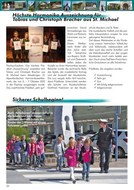 Infoblatt Dezember 2012 - Gemeinde St. Peter Freienstein