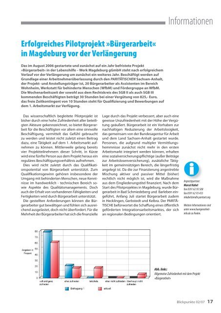 Blickpunkte 02-2007 - Der PARITÄTISCHE Sachsen Anhalt