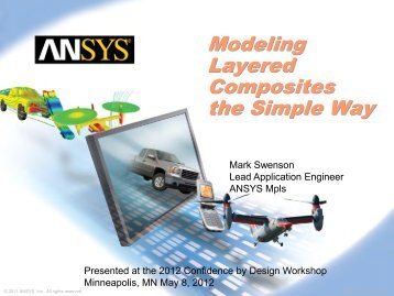 Modeling Layered Composites the Simple Way - Ansys
