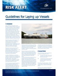 Guidelines for Laying up Vessels Guidelines for ... - Steamship Mutual