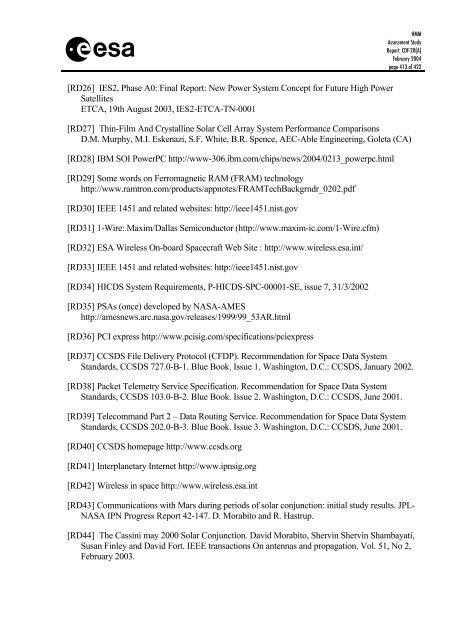 ESA Document - Emits - ESA