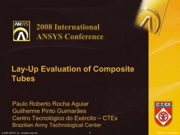 Lay-Up Evaluation of Composite Tubes - Ansys
