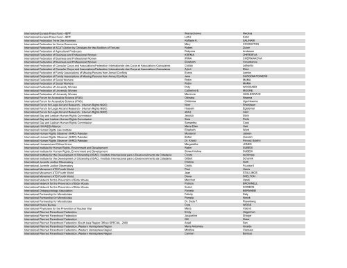 List of approved observers to the Informal Interactive ... - NGLS