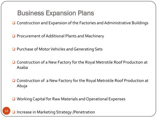 Austin Laz Listing Presentation Final - The Nigerian Stock Exchange