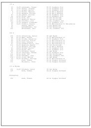 Teilnehmerliste Artur-Schirrmacher-Sportfest (pdf) - VfL Gladbeck