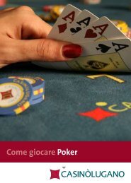 Come giocare Poker - Casinò Lugano