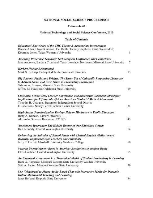 The Relationship of Selected Non-School Variables to the Decline of Scholastic  Aptitude Test Scores - UNT Digital Library