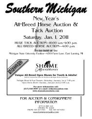 New Year's All-Breed Horse Auction & Tack Auction