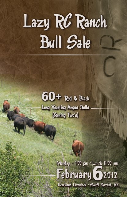 Lazy RC Ranch Bull Sale Lazy RC Ranch Bull Sale