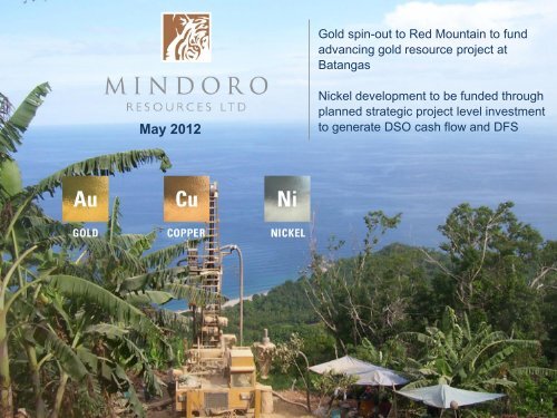 May 2012 - Corporate Presentation - Mindoro Resources Ltd.