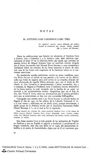 M. Antonii Cari carminum libri tres