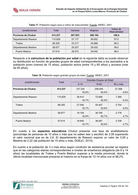 EIA LAT 132 PELB - Cap 4 LBA - Rev1 - Organismos