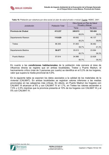 EIA LAT 132 PELB - Cap 4 LBA - Rev1 - Organismos