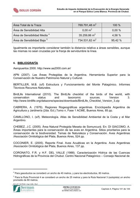 EIA LAT 132 PELB - Cap 4 LBA - Rev1 - Organismos