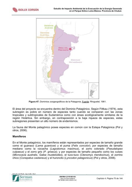 EIA LAT 132 PELB - Cap 4 LBA - Rev1 - Organismos