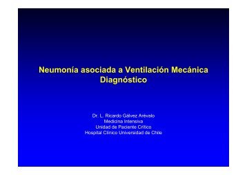 Neumonía asociada a Ventilación Mecánica Diagnóstico