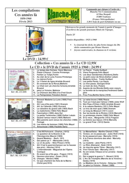 Les Compilations Ces Annees La Chansons Enfantines