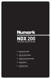 NDX 200 - Quickstart Guide - v1.4 - Numark