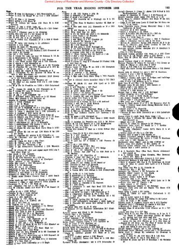 City Directory Collection - Monroe County Library System