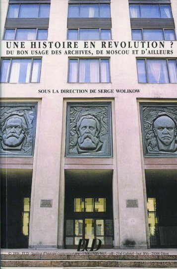 EUD - Institut d'histoire contemporaine - Centre Georges Chevrier ...