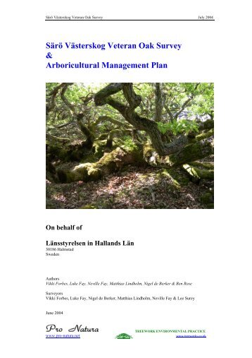 Available in pdf-format - Treework Environmental Practice