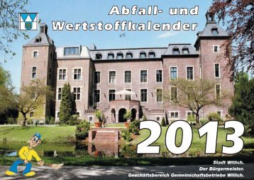 Abfallkalender 2013 - Stadt Willich