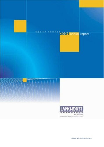 lankhorst annual report 2001 - Announcements