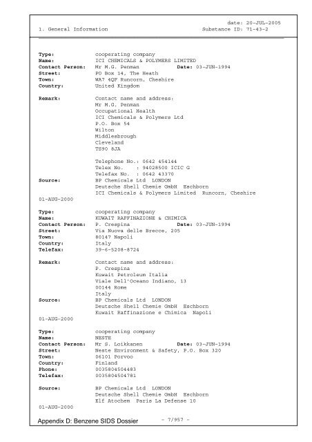 Appendix D - Dossier (PDF) - Tera