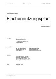 Flächennutzungsplan - Gemeinde Wandlitz