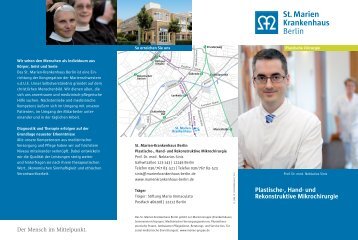 German Flyer - Prof. Dr. med. Nektarios Sinis