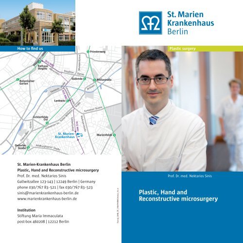 St Marien Krankenhaus Berlin Prof Dr Med Nektarios Sinis