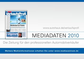 Mediadaten 2010 - mediacentrum.de