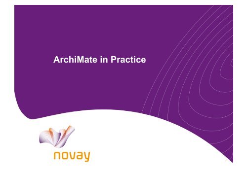 ArchiMate - Software and Computer Technology